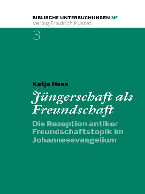 cover image of Jüngerschaft als Freundschaft